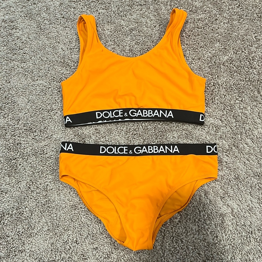 Kids Dolce&Gabbana 2 Piece Swimwuit